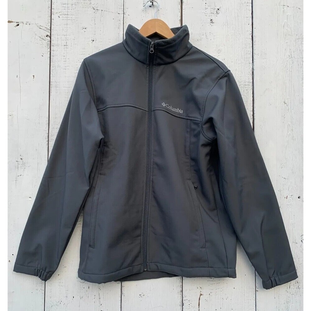 Columbia Men Gray Wind Jacket Pullover Lined Windbreaker Size M Zip Pocket NEW